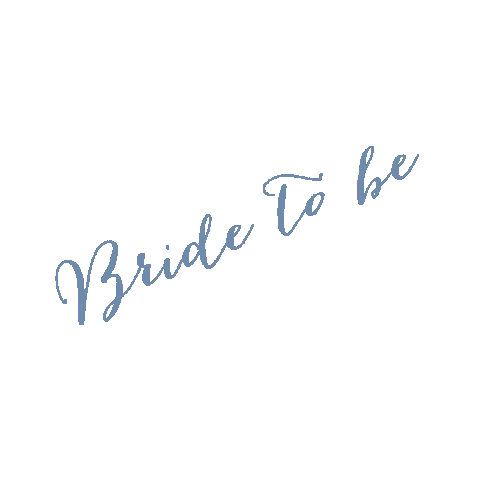 Bride To Be Something Blue Sticker by SomethingBlueBridalBoutique