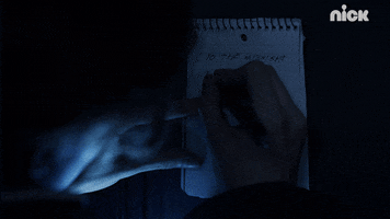 Are You Afraid Of The Dark Letter GIF by Nickelodeon