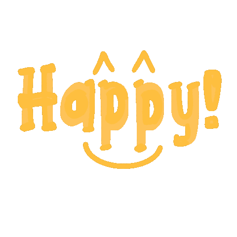 Happy Sticker