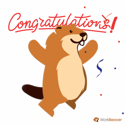 Party Success GIF by WorkBeaver