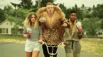Macklemore Posts animated GIF