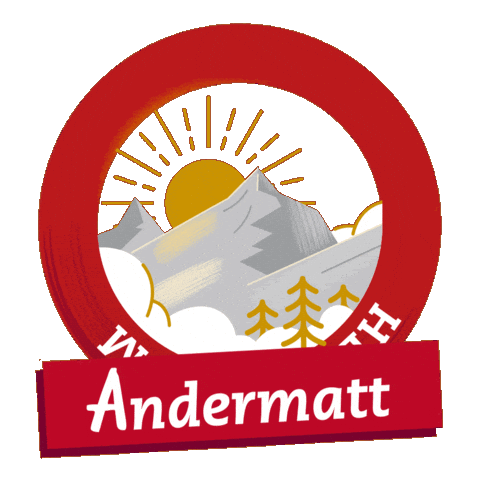 Swiss Alps Hello Sticker by Ferienregion Andermatt