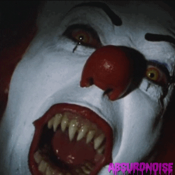 Pennywise The Clown Horror Movies GIF by absurdnoise