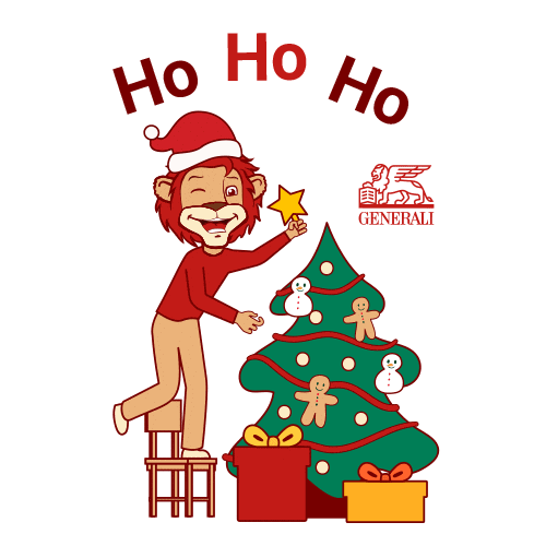 Christmas Santa Sticker by Generali Malaysia