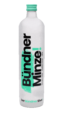 Shot Graubünden Sticker by Bündner Minze