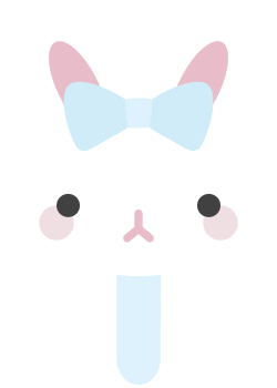 Blinking White Rabbit Sticker