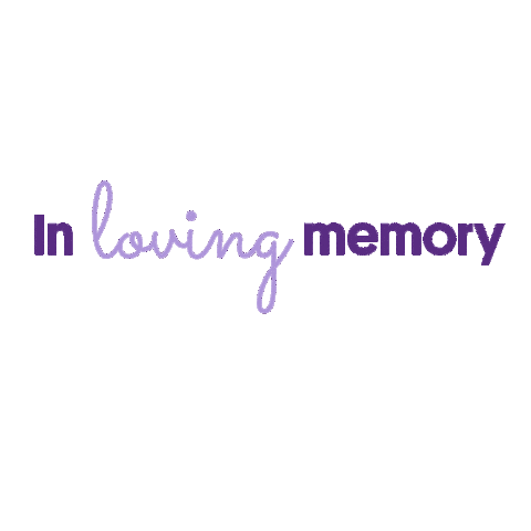 In Loving Memory Love Sticker by Red Nose Australia