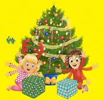 Merry Christmas Xmas Tree GIF by Bill Greenhead