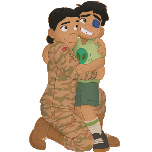 Family Hug Sticker by Disney Pixar