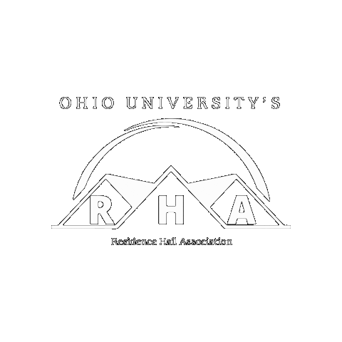 Ohio University's RHA Sticker