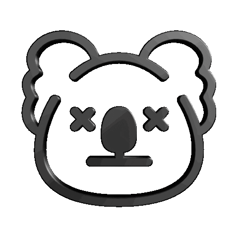 Koala Hair Sticker