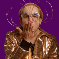 rocketman kiss GIF by Elton John