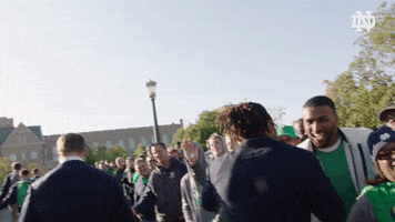 Nd Football Love GIF by Notre Dame Fighting Irish