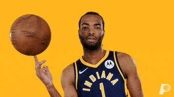 Basketball Spinning GIF by Indiana Pacers