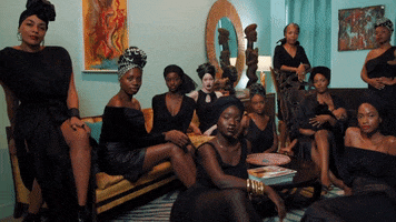 fanmdjanm sisters black women black girl magic headwrap GIF