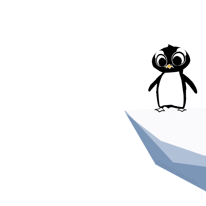 Jump Falling Sticker by Deer Whale