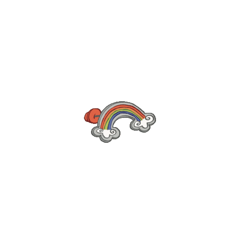 Gay Pride Rainbow Sticker by Lily Williams