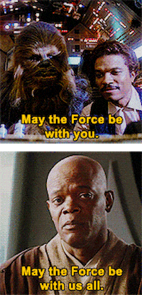 Star Wars May The Force Be With You Gif By Abc Network Find Share On Giphy