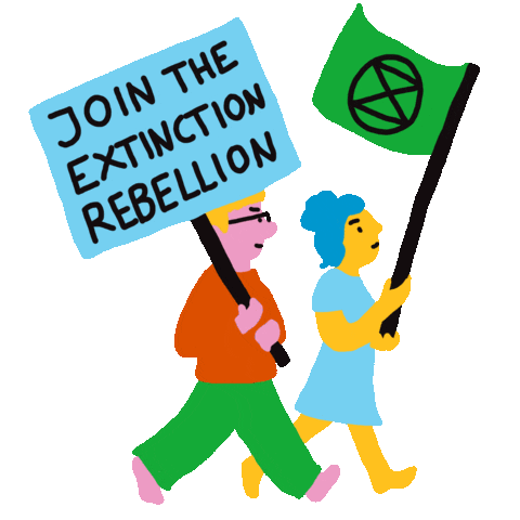 Demo Join Sticker by Extinction Rebellion Deutschland