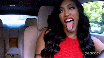 Real Housewives Tongue Out GIF by PeacockTV