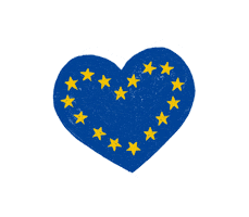 Heart Stars Sticker by ErasmusPlus DAAD