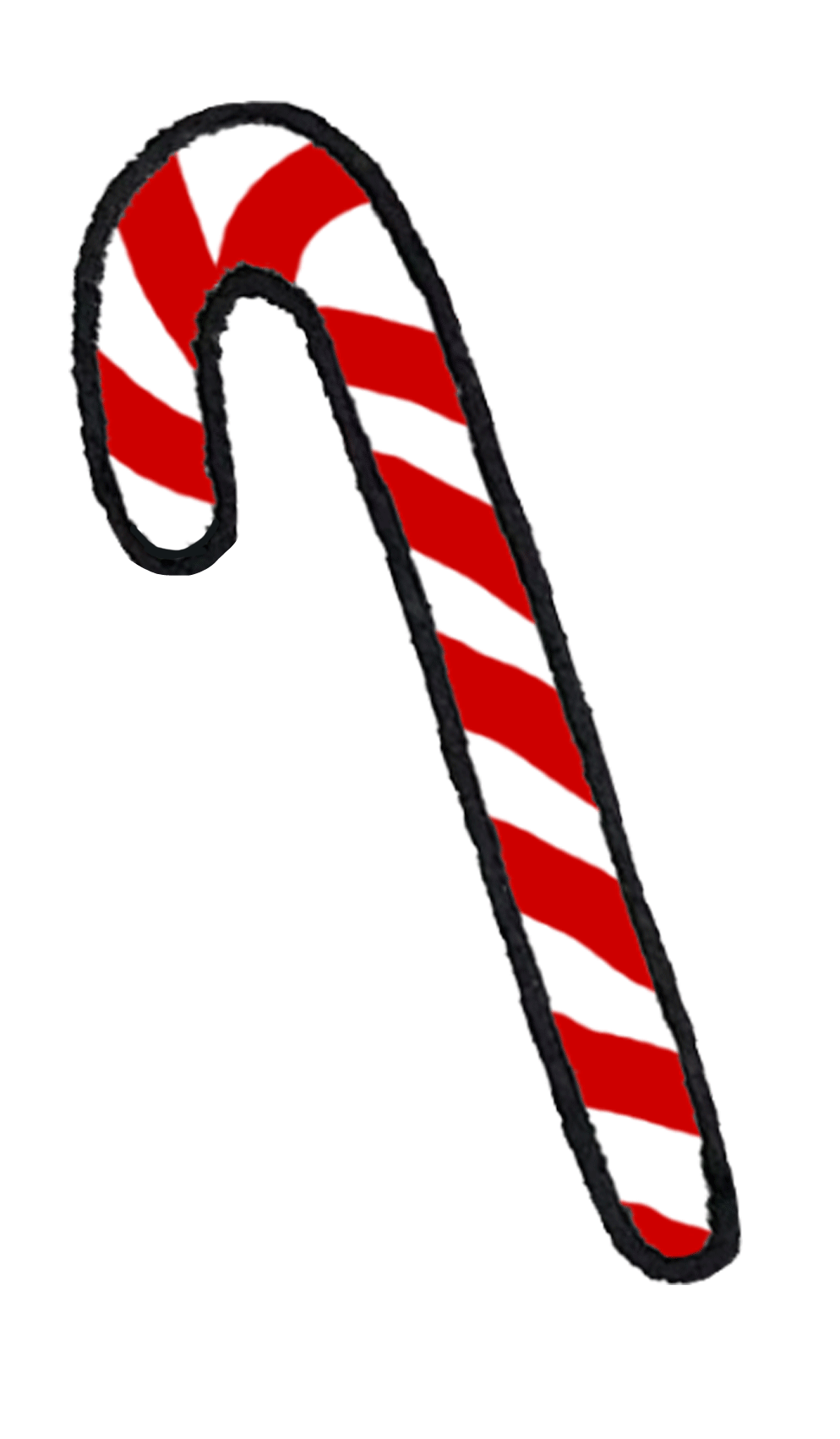 Candy Cane Christmas Sticker by Pretty Whiskey / Alex Sautter for iOS