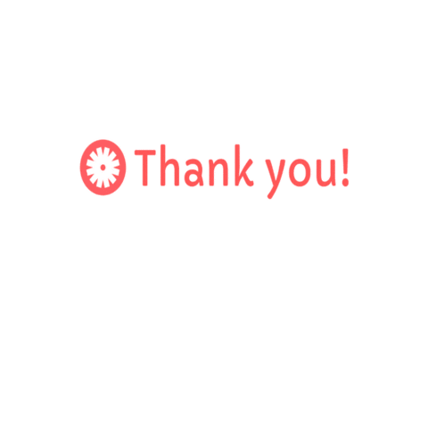 Thank You Sticker by ROSA e.V.