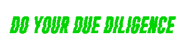 Due Diligence Sticker