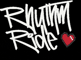 rhythmride love music heart spin GIF