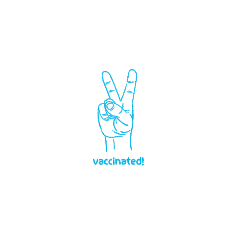 Vaccinated Sticker by UNICEF Jordan