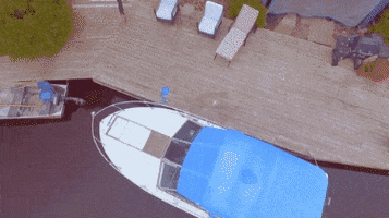 WylieFordMedia boat drone save catch GIF