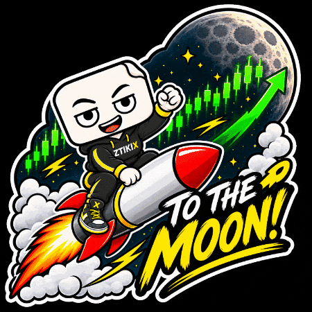 To The Moon Crypto GIF by ZTIKIX
