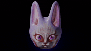 justinfranciscodesigns trippy bunny purple jfdesigns GIF