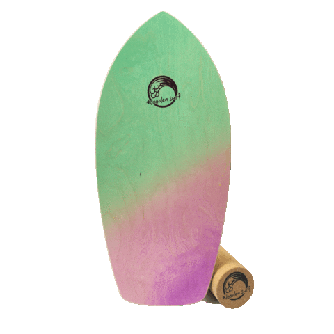 Wooden Surf Sticker
