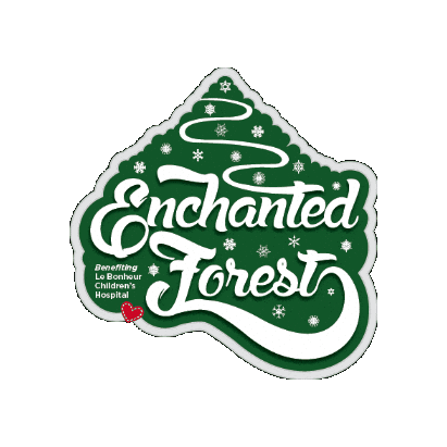 Enchanted Forest Christmas Sticker by Le Bonheur Children's Hospital