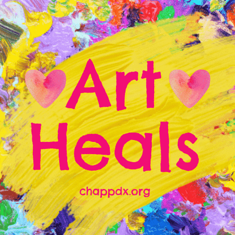 Heart Love GIF by Children's Healing Art Project (CHAP)