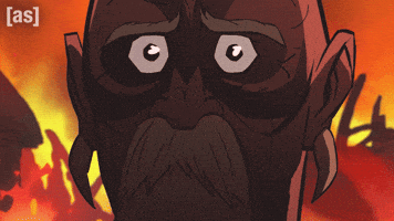 Sad Fire GIF by Adult Swim