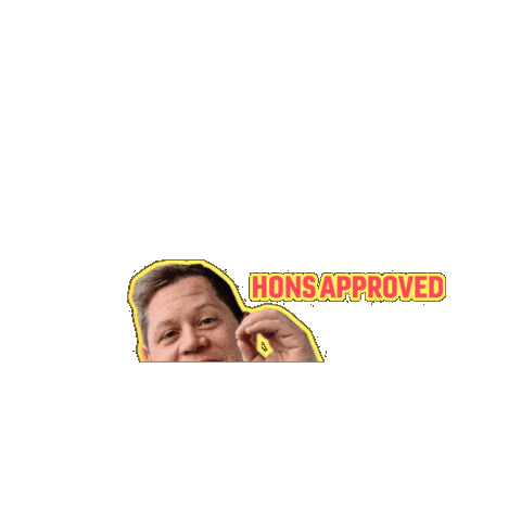 Hons Approved Sticker by FE Agentur