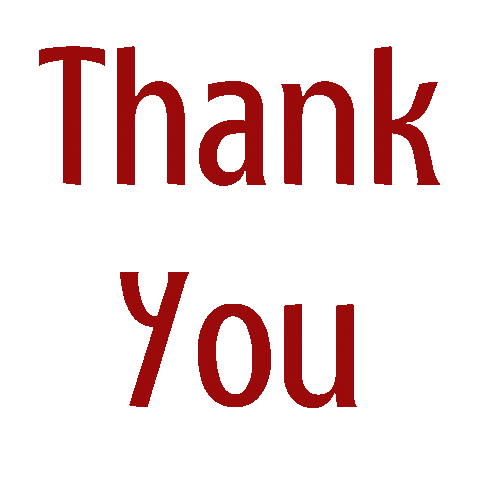 Thanks Thank You Sticker by Hobby Bags