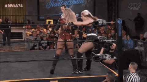 Superkick Into Neckbreaker GIF - Find & Share on GIPHY