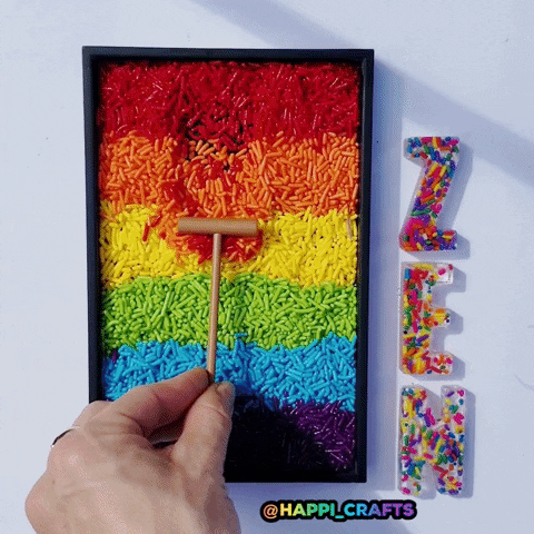 Rainbow Orange GIF by Happi Crafts