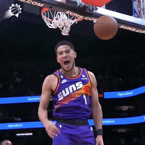 Basketball Yell GIF by Phoenix Suns