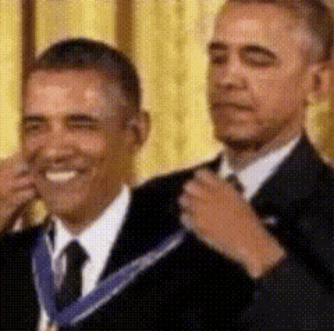 Obama Medal GIF