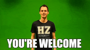 Dmc You Are Welcome GIF by HZ University of Applied Sciences