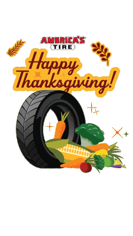 Thanksgiving Sticker by Discount Tire