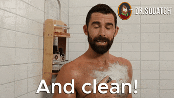 Get Clean GIF by DrSquatchSoapCo