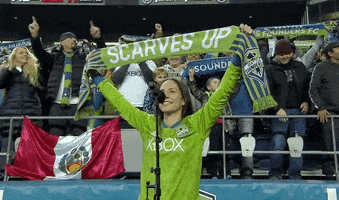 seattle scarf GIF by Major League Soccer