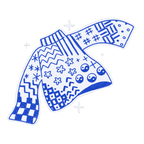 Illustration Knitting Sticker by Laura Dalgaard Knit