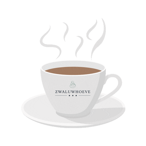 Hot Coffee Sticker by Zwaluwhoeve