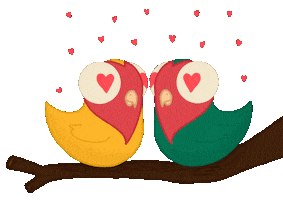 In Love Heart Sticker